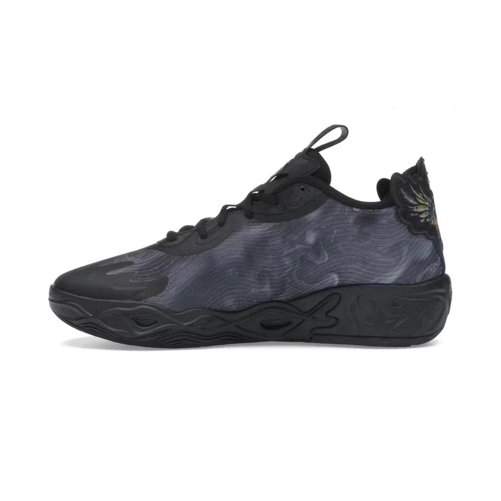 Puma MB.04 LaMelo Ball Black Iridescent Basketball Shoes 312174-01 Mens 8.5‎